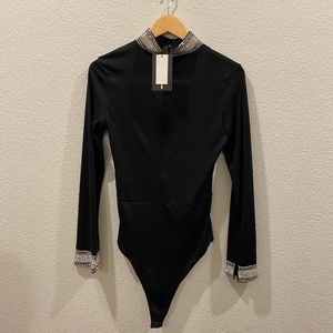 FashionNova "All You Ever Need" Bodysuit - Black